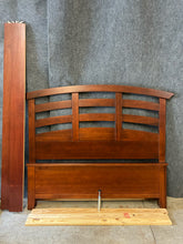 Load image into Gallery viewer, Queen Size Arched Slat-Back Wood Bed Frame