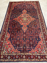 Load image into Gallery viewer, Antique Persian Hamadan Hand-Knotted Wool Rug