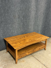Load image into Gallery viewer, Chiltons Red Oak Coffee Table With Drawers