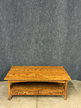 Load image into Gallery viewer, Chiltons Red Oak Coffee Table With Drawers