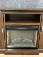 Load image into Gallery viewer, Rustic Style Electric Fireplace Media Console