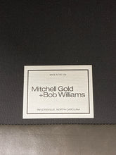 Load image into Gallery viewer, Mitchell Gold + Bob Williams "Cara Tall Chair" in Grey Leather