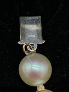 Gold Pearl Necklace