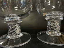 Load image into Gallery viewer, 2 Piece Simon Pearce Glass Candle/Candleholder