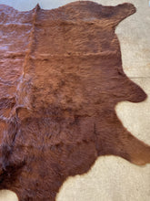 Load image into Gallery viewer, Large Brown Animal Hide Rug