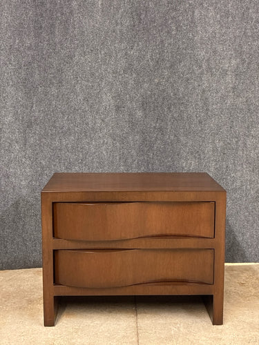 Mid-Century Modern Style 2-Drawer Nightstand