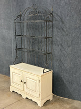 Load image into Gallery viewer, Distressed Cottage Style Bakers Rack