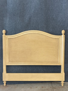 French Provincial Style Queen Cane Back Headboard