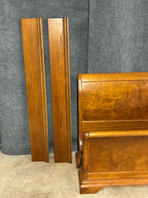 Load image into Gallery viewer, Traditional King Size Burl Wood Sleigh Bed