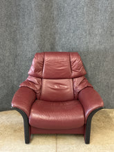 Load image into Gallery viewer, Ekornes Stressless Leather Eldorado Highback Reclining Chair With Storage Footst