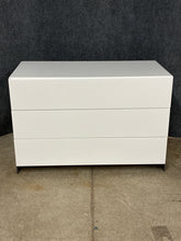 Load image into Gallery viewer, Modern Chic White Three Drawer Chest