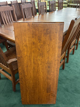 Load image into Gallery viewer, Custom Cherry Dining Table with 20 Chairs, 3 Leaf Extensions