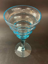 Load image into Gallery viewer, 9 Piece Blue Glass Glasses