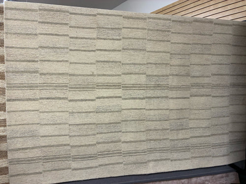 *NEW* Wayfair Joss & Main Rectangle Demie Striped Tufted Wool Area Rug