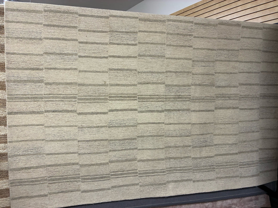 *NEW* Wayfair Joss & Main Rectangle Demie Striped Tufted Wool Area Rug