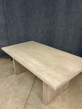 Load image into Gallery viewer, Pier 1 Contemporary Light Washed Wood Dining Table