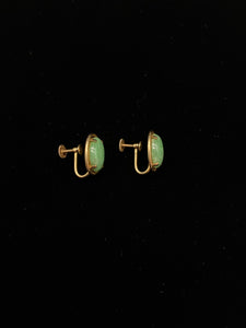 Gold Screwback Earrings