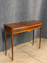 Load image into Gallery viewer, Federal Style 3 Drawer Console Table