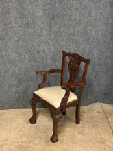 Load image into Gallery viewer, Chippendale-Style Carved Child's Armchair