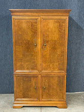 Load image into Gallery viewer, Thomasville Burl Wood Storage Armoire
