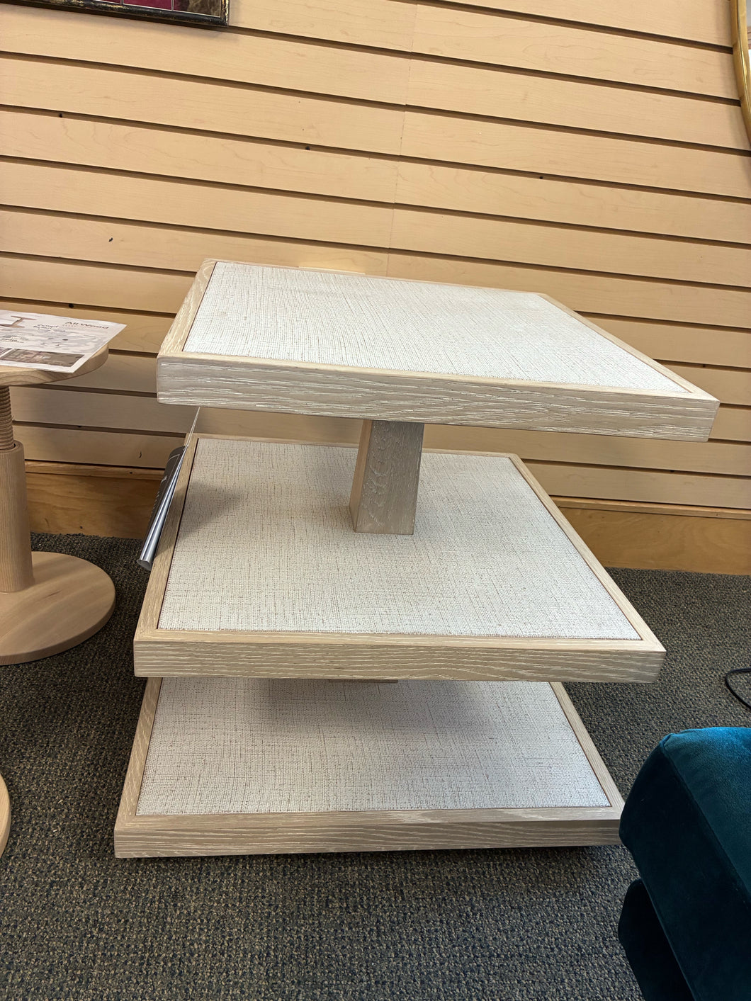 *NEW* Hooker Cascade fabric terrain Pebble Beach end table
