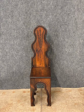 Load image into Gallery viewer, Primitive Pine Child's Chair with Wheat Motif