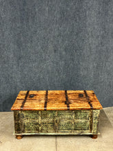Load image into Gallery viewer, Reclaimed Wood Distressed Wood Storage Trunk/Coffee Table