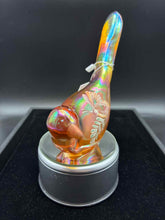Load image into Gallery viewer, Fenton Glass Iridescent Amber Figurine