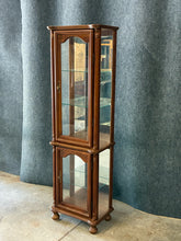 Load image into Gallery viewer, Traditional Lighted 2 Door Glass Curio Cabinet