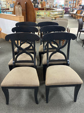 Load image into Gallery viewer, Set of 6 Farmhouse Style Dining Chairs
