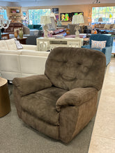 Load image into Gallery viewer, Brown Upholstered Rocker Recliner