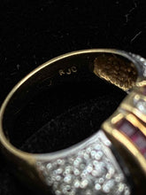 Load image into Gallery viewer, Gold Ruby Ring