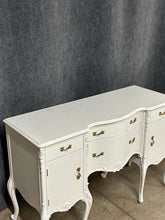 Load image into Gallery viewer, Vintage French Provincial White Painted Sideboard