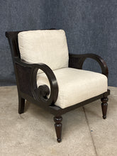 Load image into Gallery viewer, Carved Scroll Arm Accent Chair