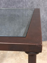 Load image into Gallery viewer, Square Metal and Glass Coffee Table