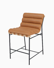 Load image into Gallery viewer, *NEW* Denver Modern Vail Leather Counter Stool (Multiple Quantities)