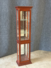 Load image into Gallery viewer, Mirrored Lighted Curio Cabinet
