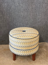 Load image into Gallery viewer, Ethan Allen Nassau Upholstered Ottoman