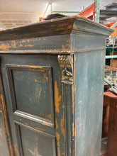 Load image into Gallery viewer, Primitive Style Painted Pine Armoire