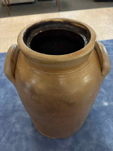 Load image into Gallery viewer, Stoneware Primitive Tan Crock/Jug