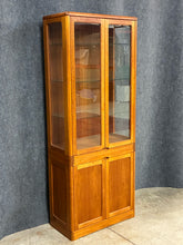 Load image into Gallery viewer, Mid-Century Modern Teak Display Cabinet with Glass Shelves