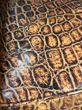 Load image into Gallery viewer, MotionCraft Aniline Leather Recliner with Embossed Crocodile Leather Seat