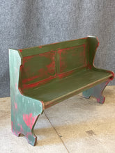 Load image into Gallery viewer, Primitive Painted Bench