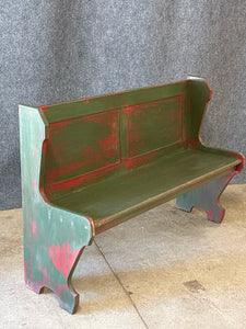 Primitive Painted Bench