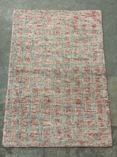 Load image into Gallery viewer, Company C Colorfields Tattersall Red Wool Accent Rug