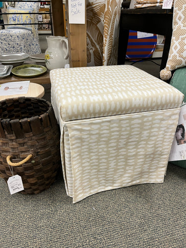 *NEW* The Inside Skirted Storage Ottoman