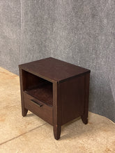 Load image into Gallery viewer, Espresso Nightstand with 1 Drawer