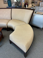 Load image into Gallery viewer, Schnadig 3 Piece Curved Sectional Sofa with Ottoman