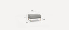 Load image into Gallery viewer, *NEW* Burrow The Range Ottoman in Navy Blue