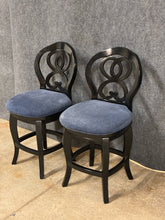 Load image into Gallery viewer, Pair of Hammary Swivel Counter Stools with Upholstered Seats